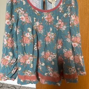 Matilda Jane Long Sleeve Flower Blouse